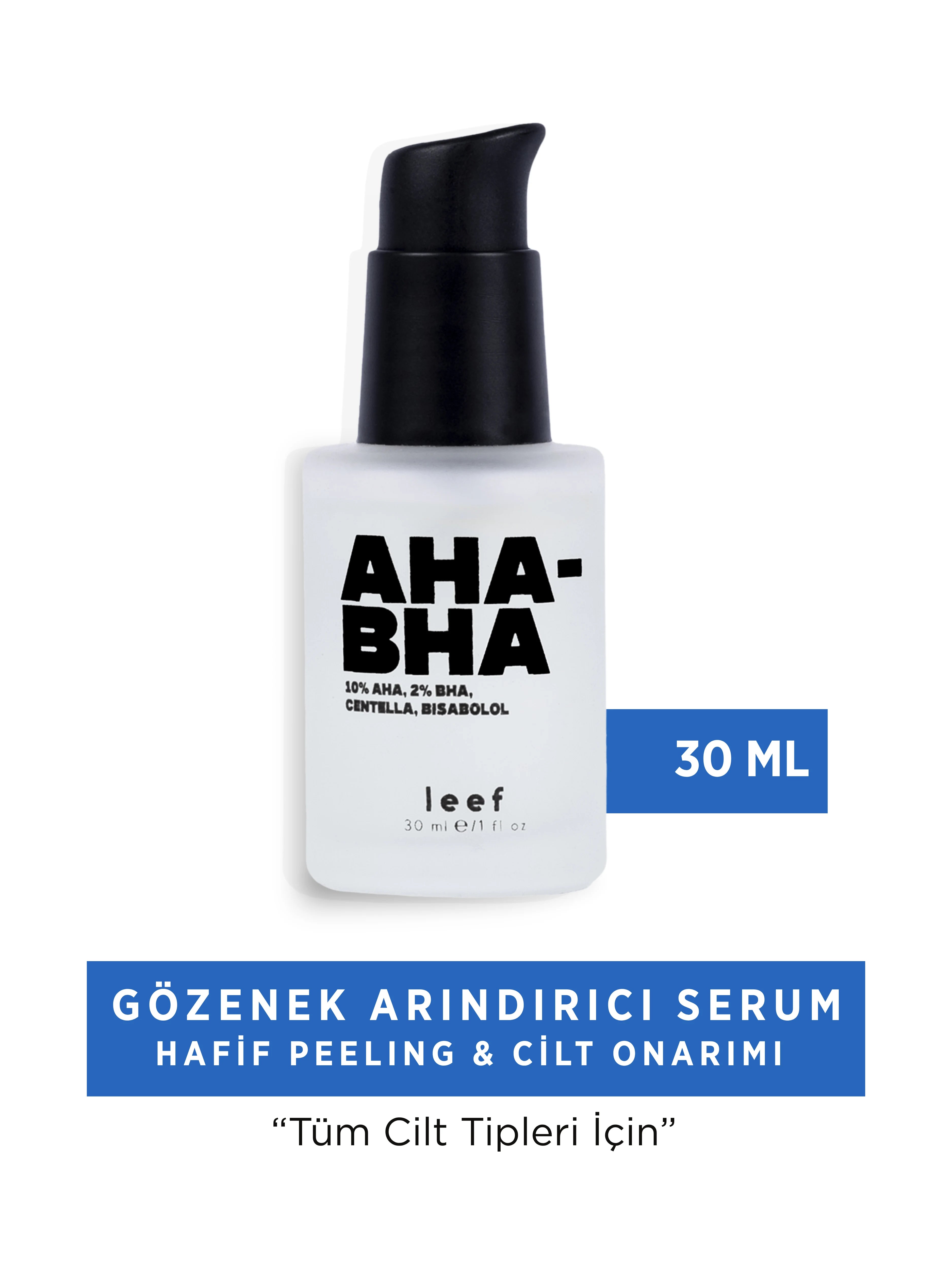 AHA BHA Serum – Su Bazlı Hafif Peeling & Cilt Onarımı