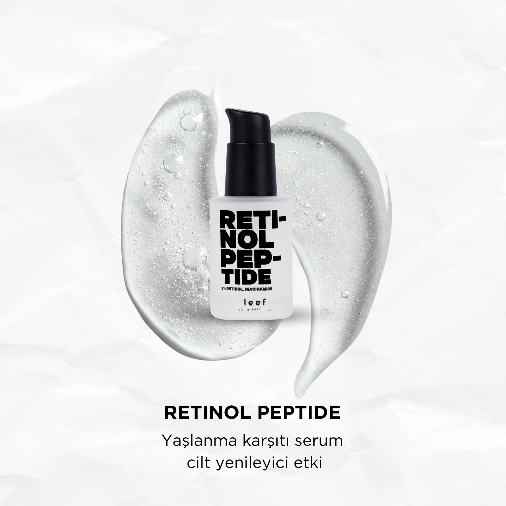 Retinol Peptide Su Bazlı Cilt Serumu | Yenileyici ve Sıkılaştırıcı Cilt Bakımı