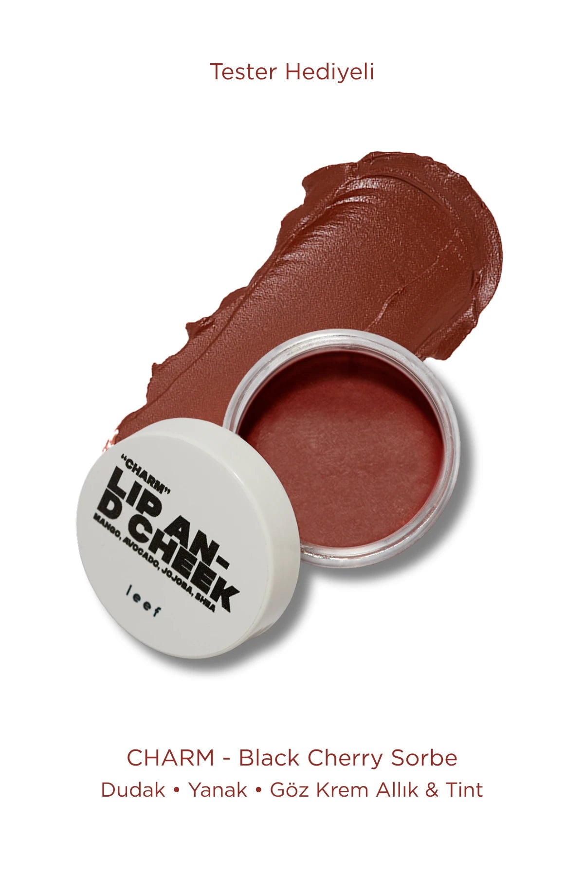 Lip & Cheek Balm – Charm | Dudak ve Yanak İçin Çok Amaçlı Renkli Balm