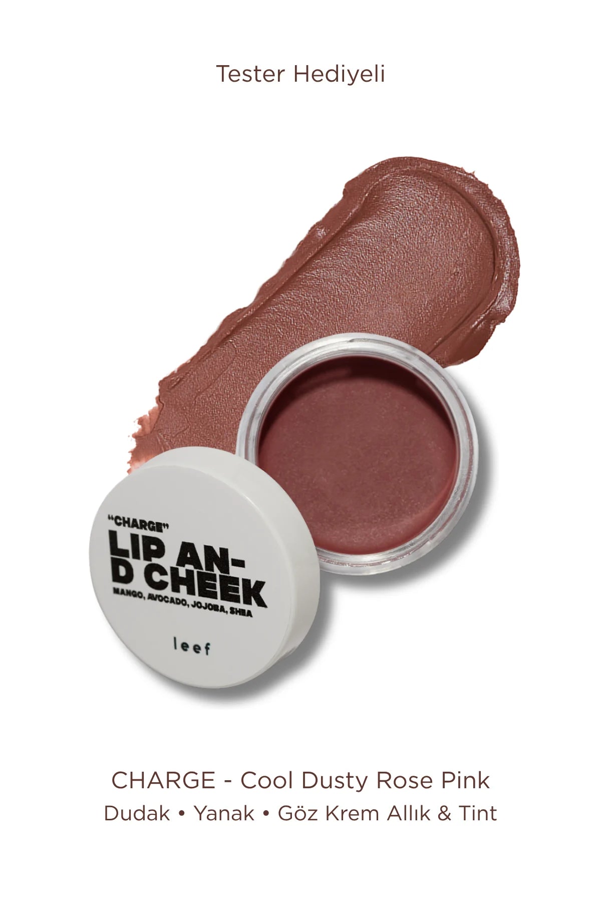 Lip & Cheek Balm – Charge | Dudak ve Yanak İçin Günlük Renkli Balm