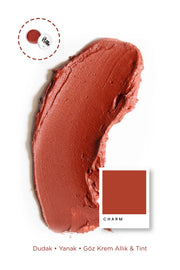 Lip & Cheek Balm – Charm | Dudak ve Yanak İçin Çok Amaçlı Renkli Balm