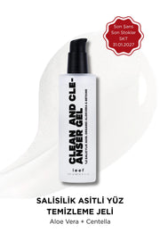 Clean & Cleanser Gel – %2 Salisilik Asitli Su Bazlı Yüz Temizleme Jeli