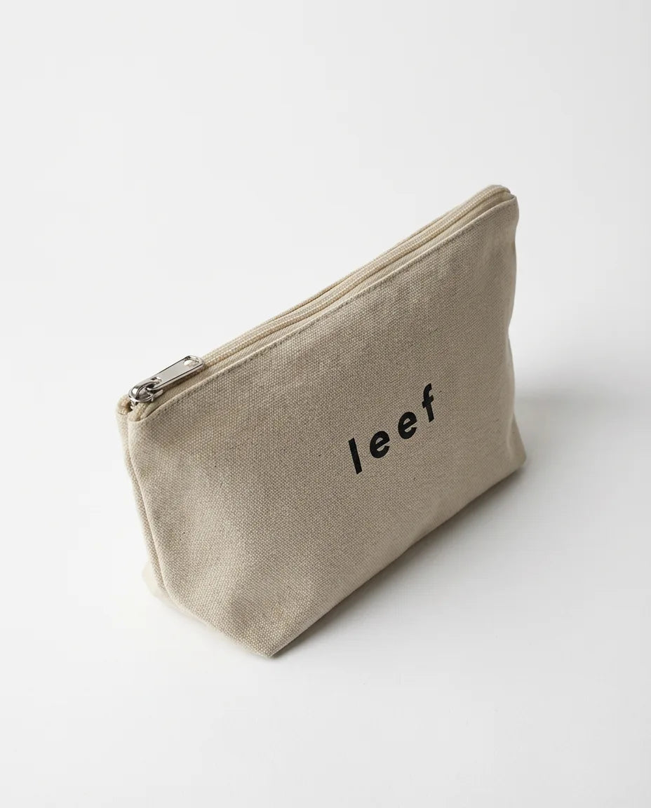 Leef Minimal Bez Makyaj Çantası | Kozmetik & Seyahat Çantası