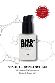 AHA BHA Serum – AHA ve BHA İçeren Hafif Peeling Etkili Cilt Serumu