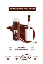 Lip Oil Champ Renk Veren Nemlendirici Dudak Yağı - Espresso Brown