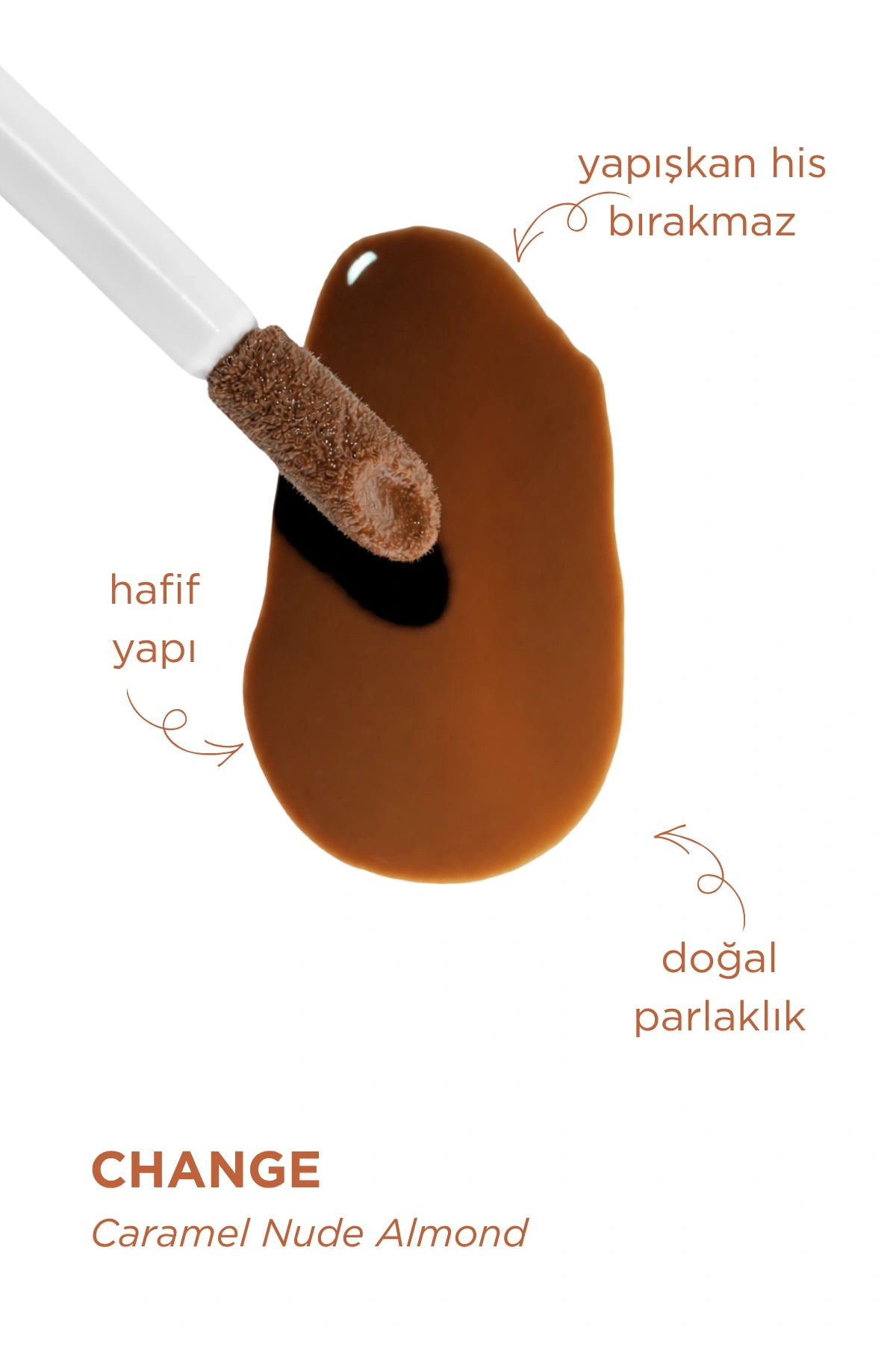 Lip Oil Change Renk Veren Nemlendirici Dudak Yağı - Almond Nude