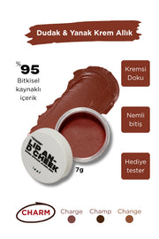 Lip & Cheek Balm – Charm | Dudak ve Yanak İçin Çok Amaçlı Renkli Balm