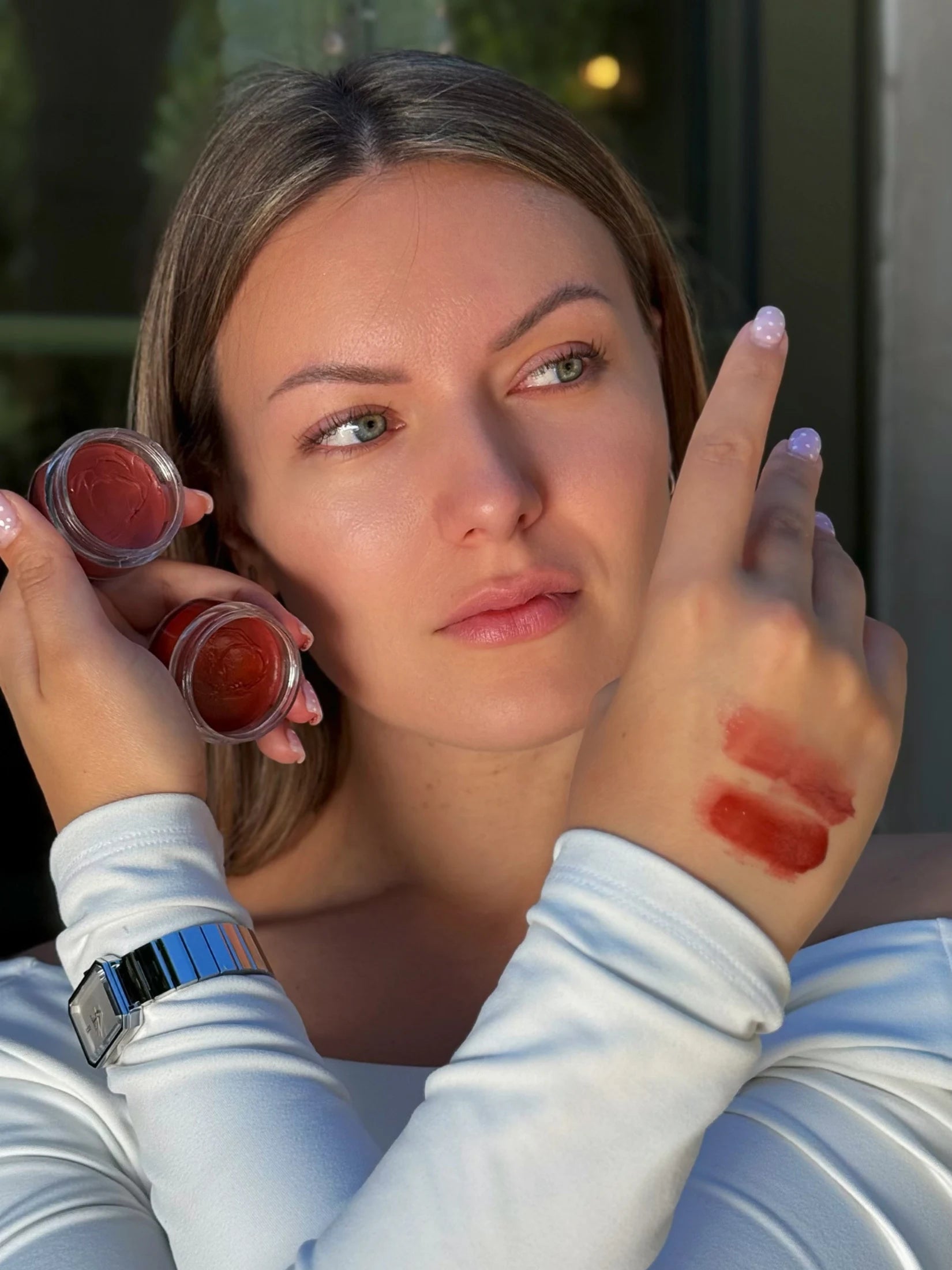 Lip & Cheek Duo – Charm + Charge İkili Renkli Balm Seti