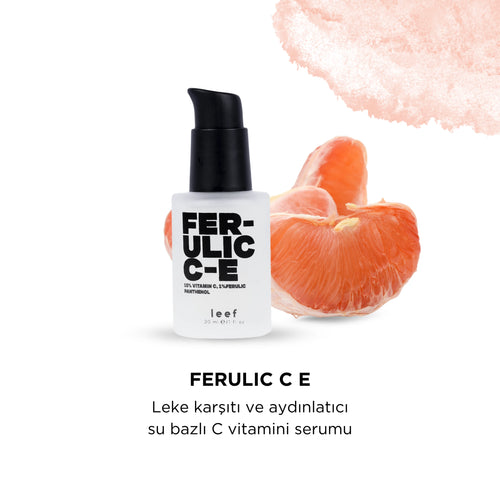 Ferulic C + E Vitamin Su Bazlı Cilt Serumu | Aydınlatıcı ve Antioksidan Cilt Bakımı