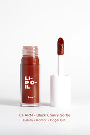 Lip Oil Charm Renk Veren Nemlendirici Dudak Yağı - Black Cherry