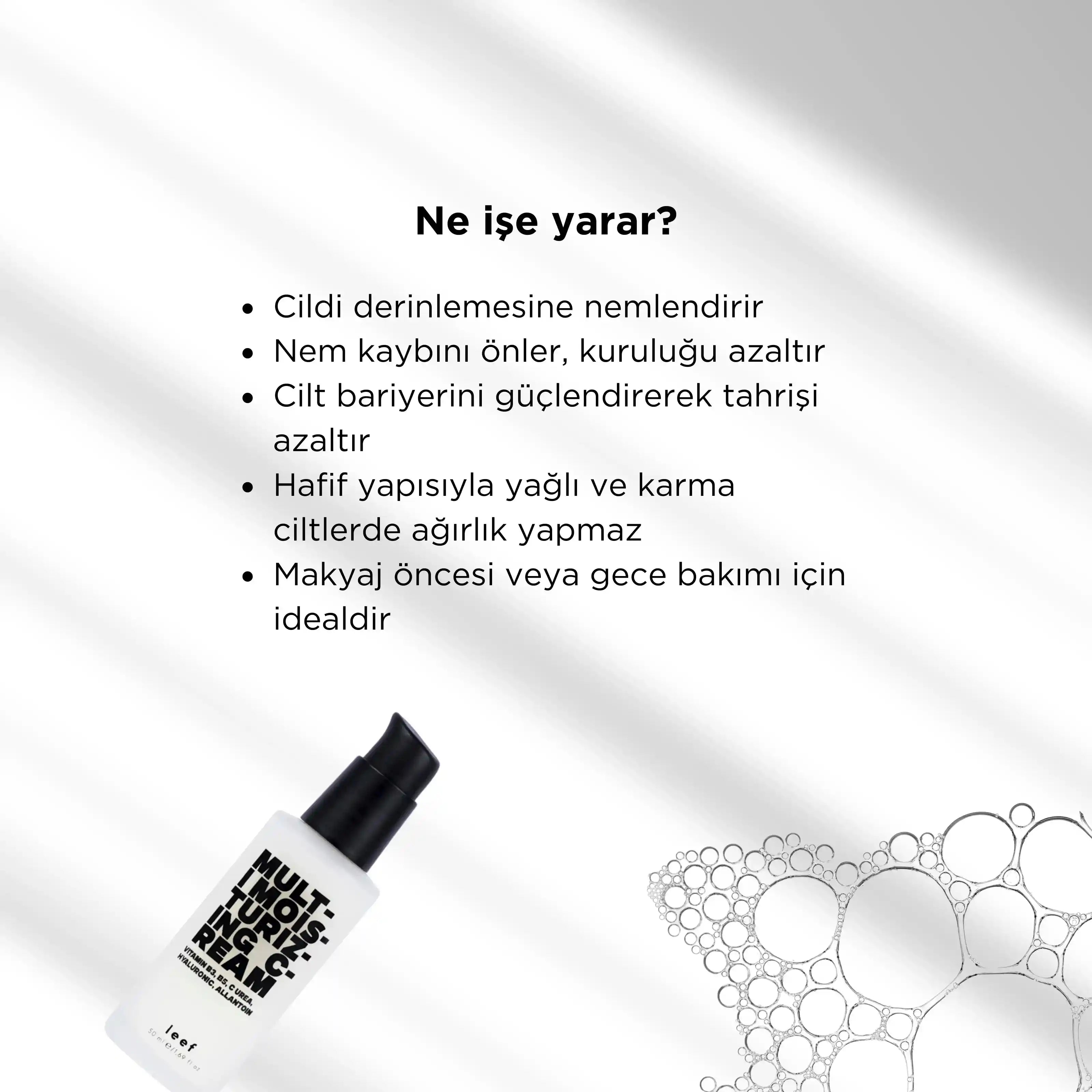Multi Moisturizing Cream | Su Bazlı Hafif Nem & Bariyer Desteği