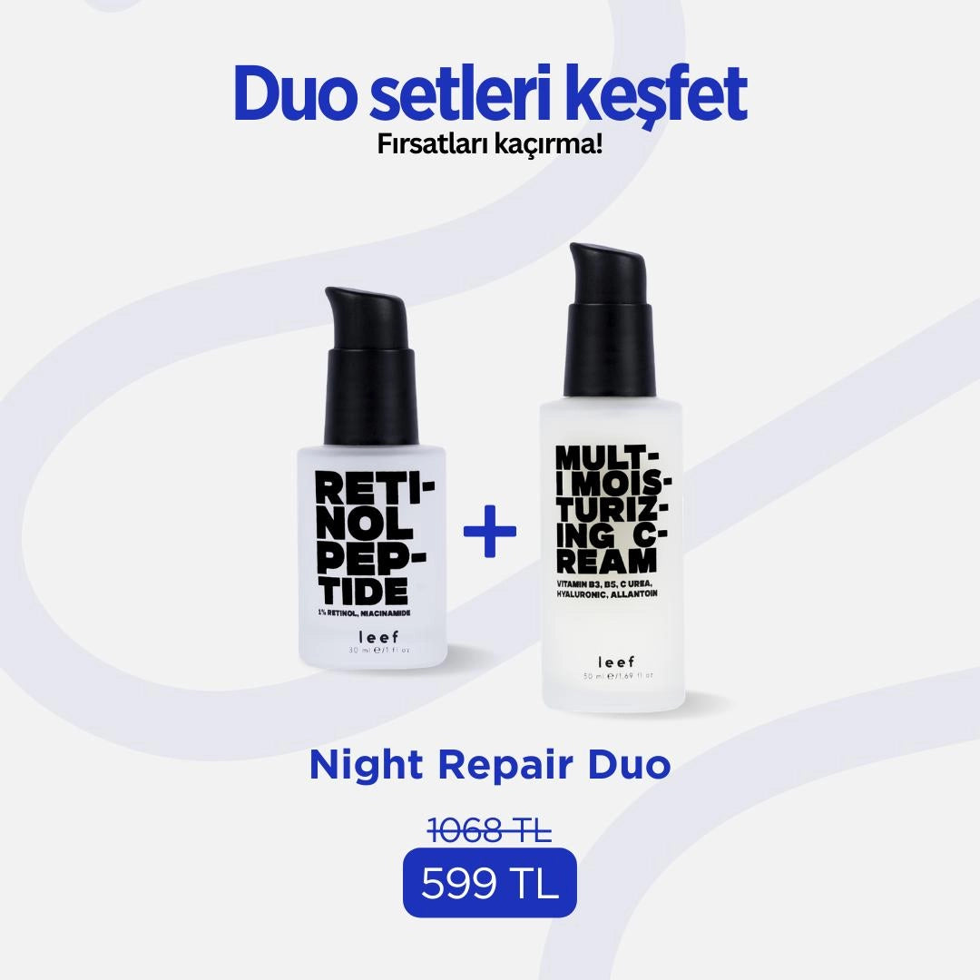 Night Repair Duo Set – Retinol Peptit Serum + Multi Moisturizing Cream
